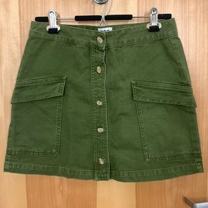 BDG Green Skirt